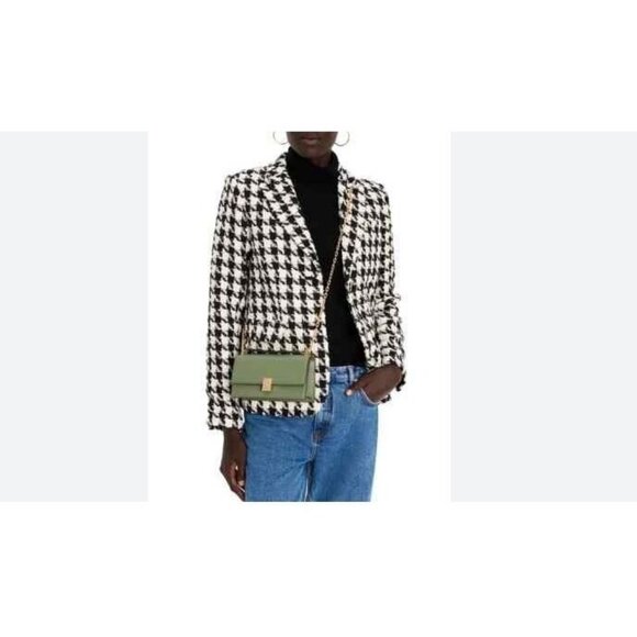 KATE SPADE NY Deco pebbled leather mini convertible shoulder crossbody - Olive - Picture 4 of 8